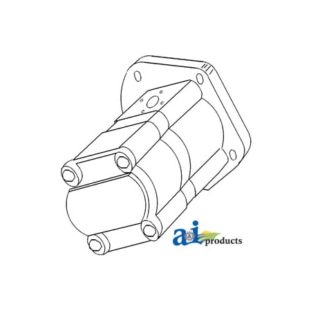 A & I Products Pump, Power Steering 8" x7" x7" A-3063911R93